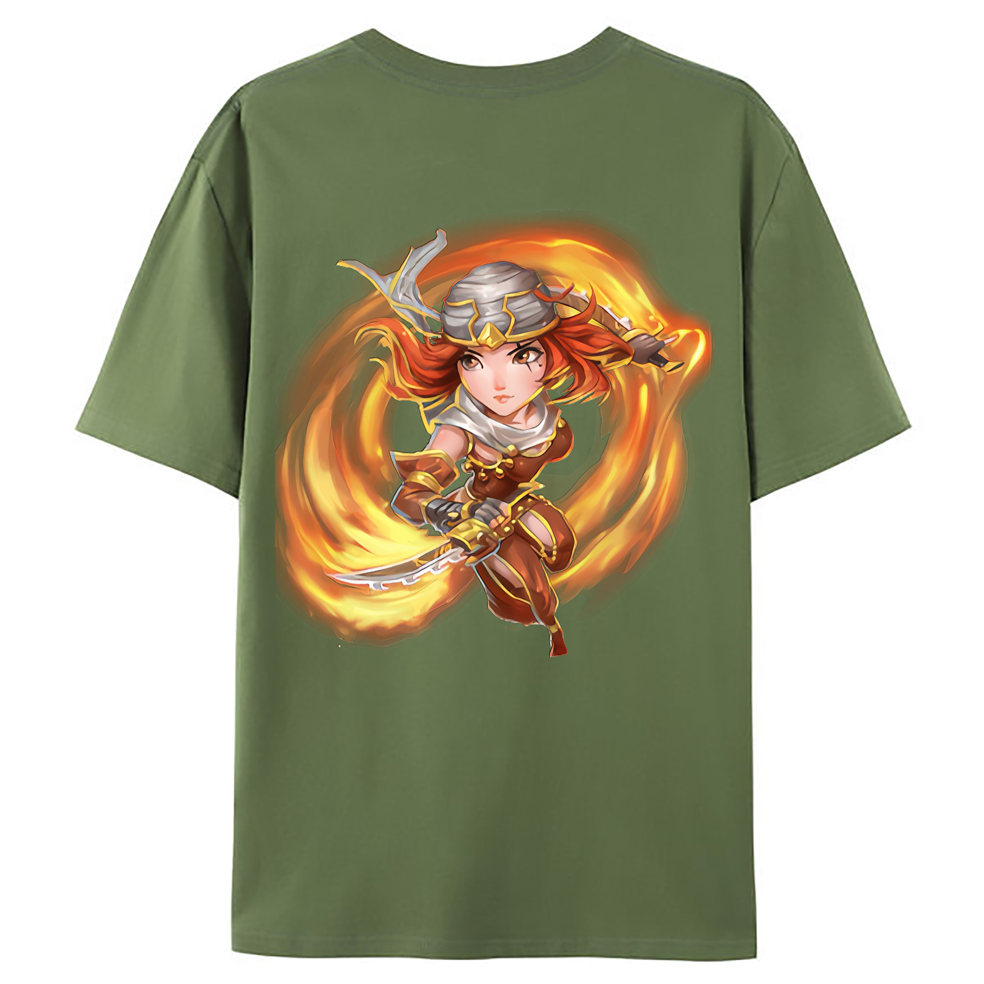（画像用） リーグ・オブ・レジェンド League of Legends LOL 綿100％ メンズ半袖Tシャツ（バックプリント） 通気性